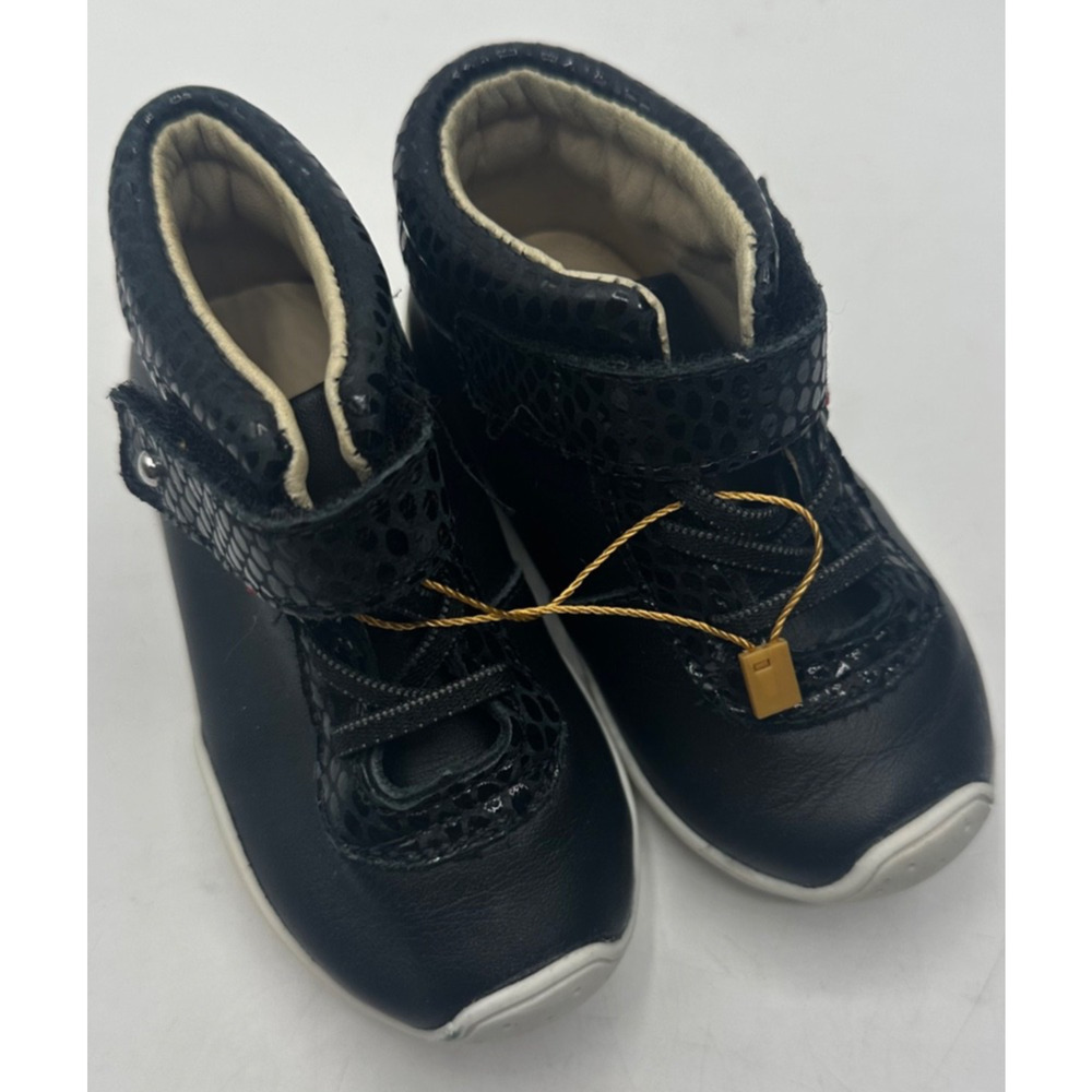 Marc Joseph New York Baby Unisex Hightop Black Snake Trim Size 5W Toddler